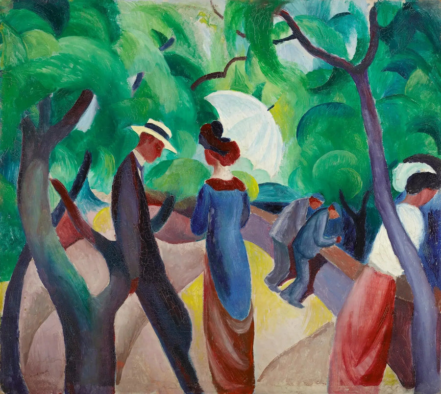 Kävely - August Macke