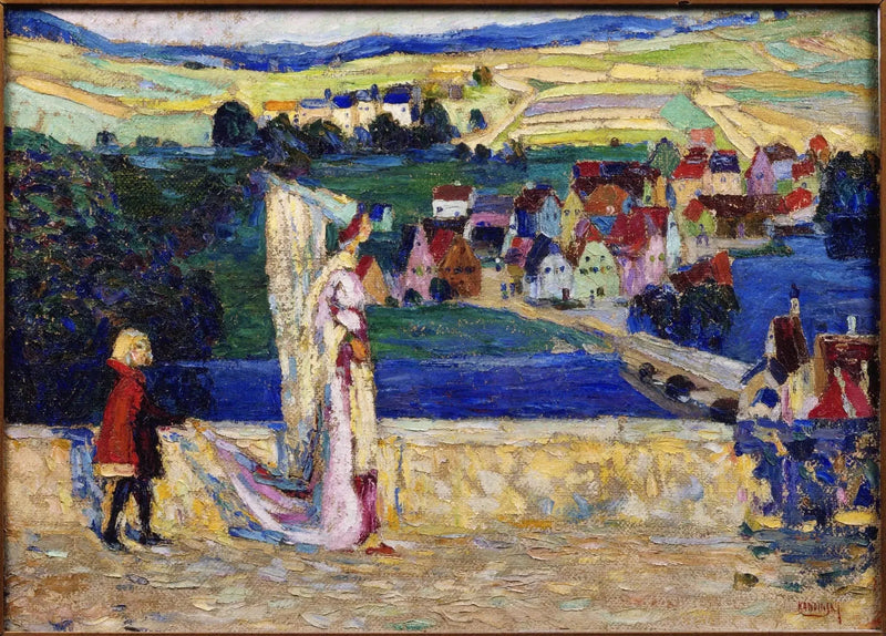 Kävely (Luonnos) - Vassily Kandinsky