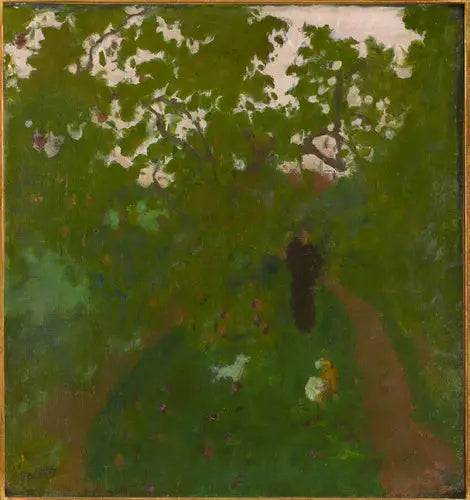 Kävely puutarhassa - Pierre Bonnard