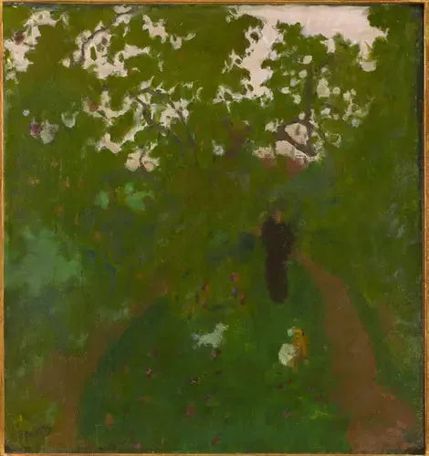 Kävely puutarhassa - Pierre Bonnard