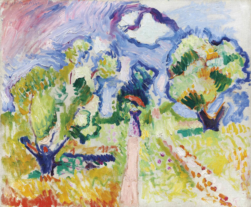 Kävely oliivipuissa - Henri Matisse