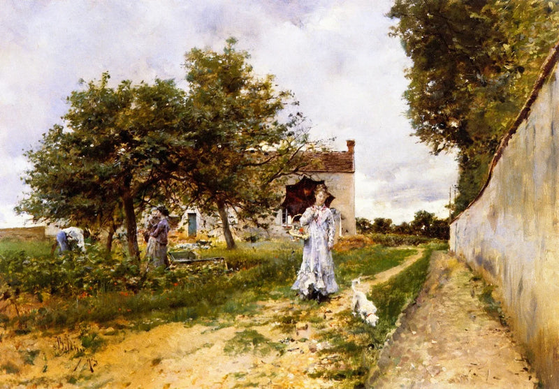 Aamu kävelyllä - Giovanni Boldini