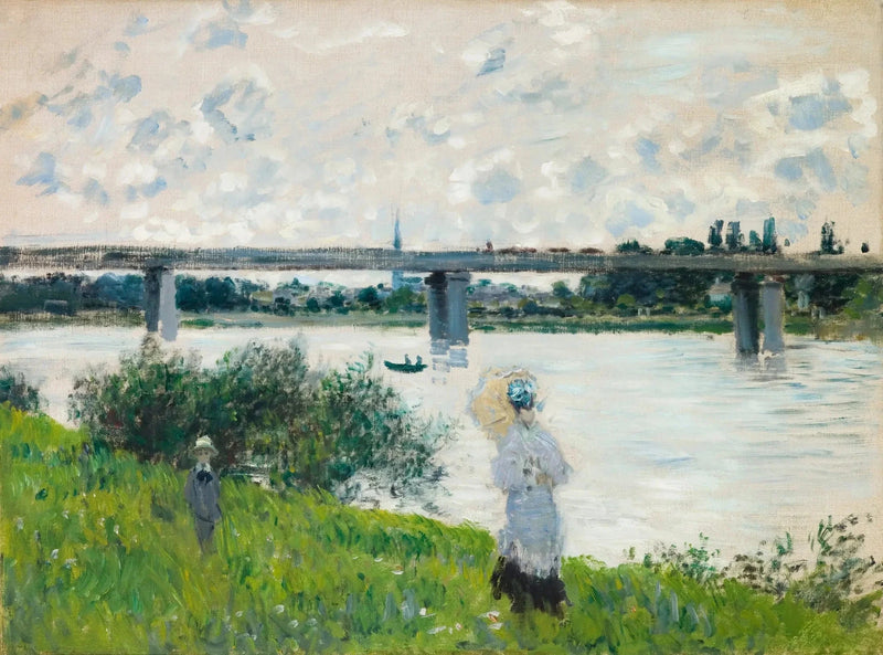 Kävely rautatiesillalle Argenteuil W321:ssä - Claude Monet