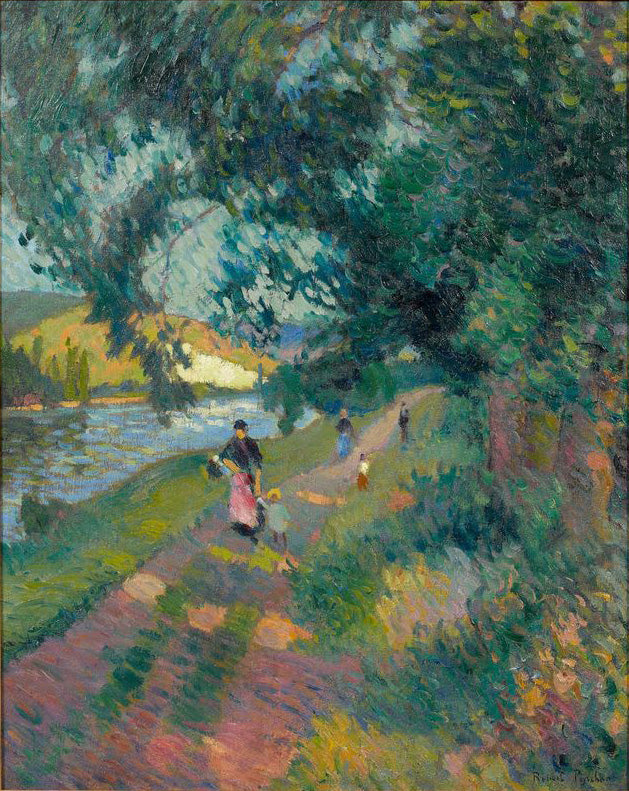 Kävely Halage-polulla - Robert Antoine Pinchon