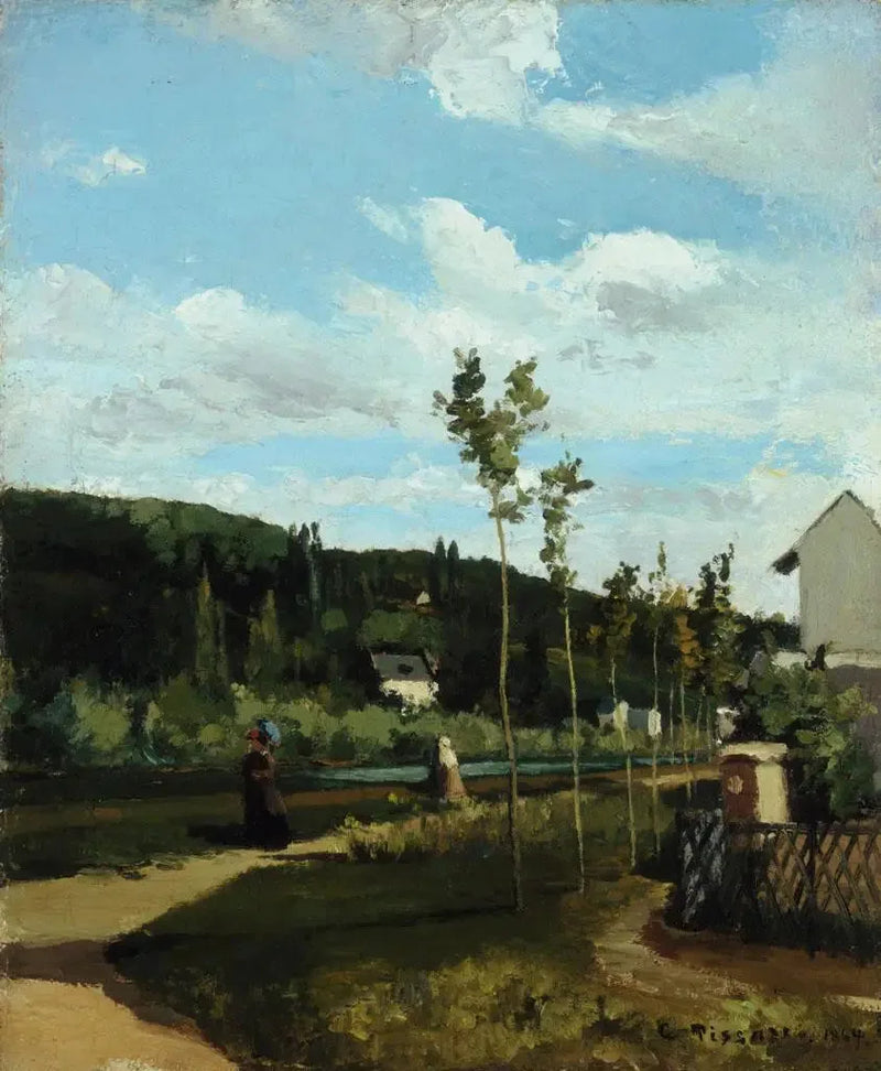 Kävely polulla, La Varenne-Saint-Hilaire - Camille Pissarro