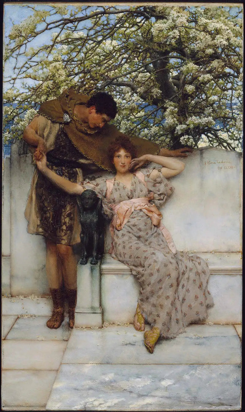 Kevään lupaus - Lawrence Alma-Tadema