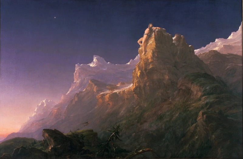 Prométheus kahlehdittu - Thomas Cole