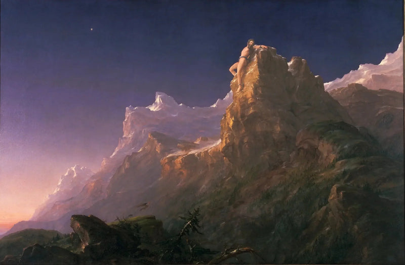 Prométheus kahlehdittu - Thomas Cole