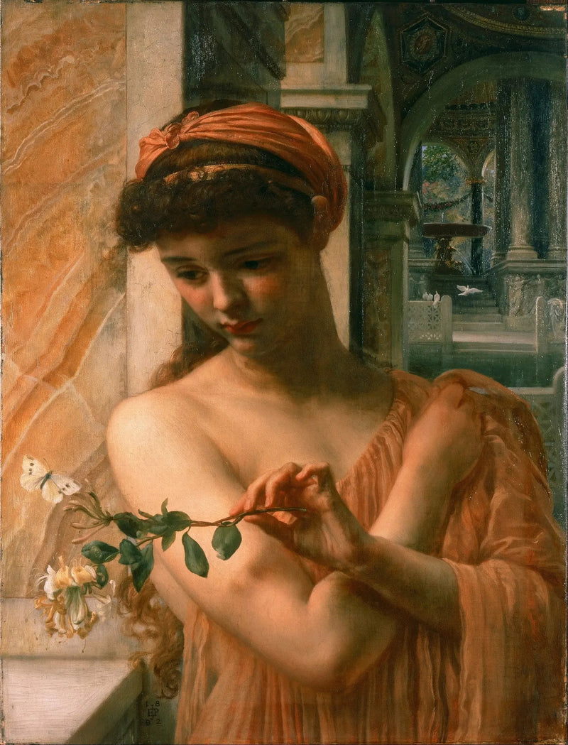 Psyké rakkauden temppelissä - Edward Poynter