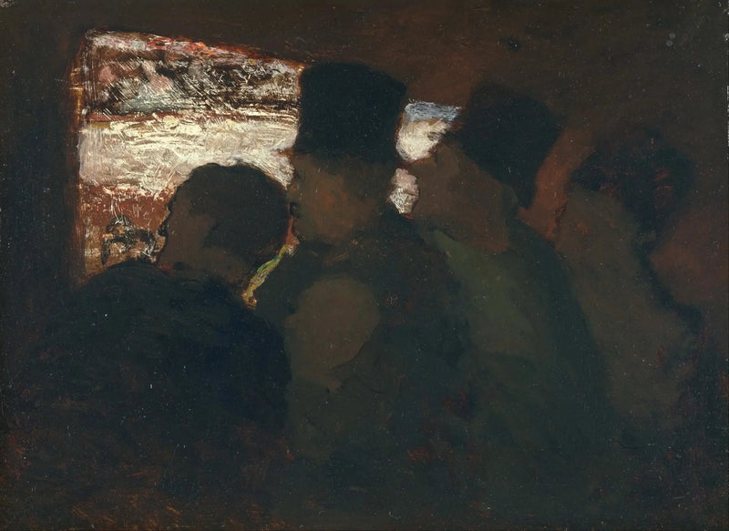 Teatterin yleisö - Honoré Daumier