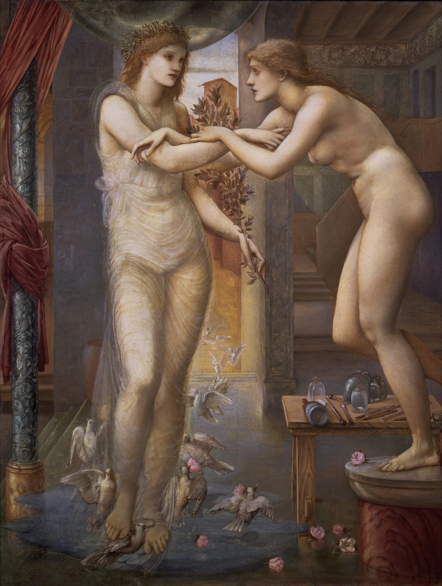 Pygmalion ja kuva - Jumaluuden tuliset - Edward Burne-Jones