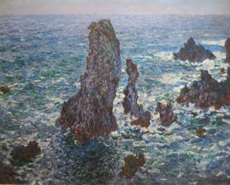 Port-Cotonin pyramidit, villimeri W1084 - Claude Monet