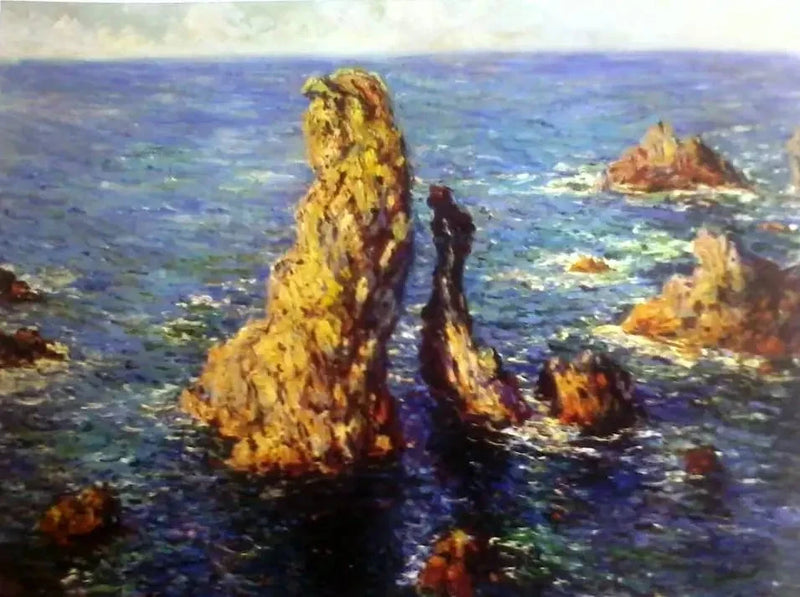 Port-Coton W1085:n pyramidit - Claude Monet
