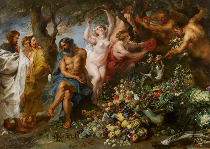 Pythagoras puolustamassa vegetarismia - Peter Paul Rubens