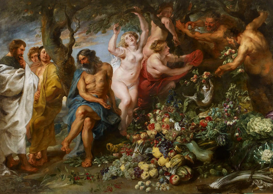 Pythagoras puolustamassa vegetarismia - Peter Paul Rubens