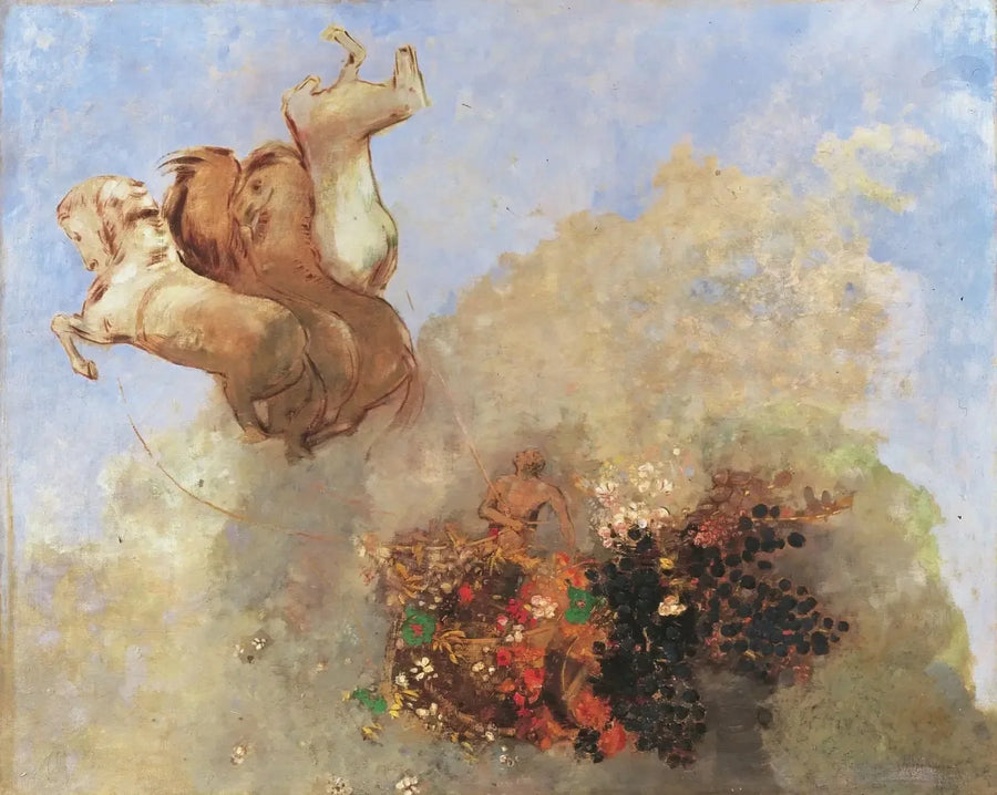 Quadrige, Apollonin vaunu - Odilon Redon