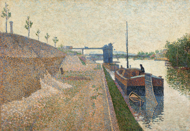 Clichyn laituri. Harmaa sää - Paul Signac