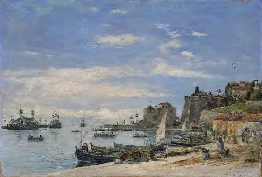 Villefranche-ranta - Eugène Boudin