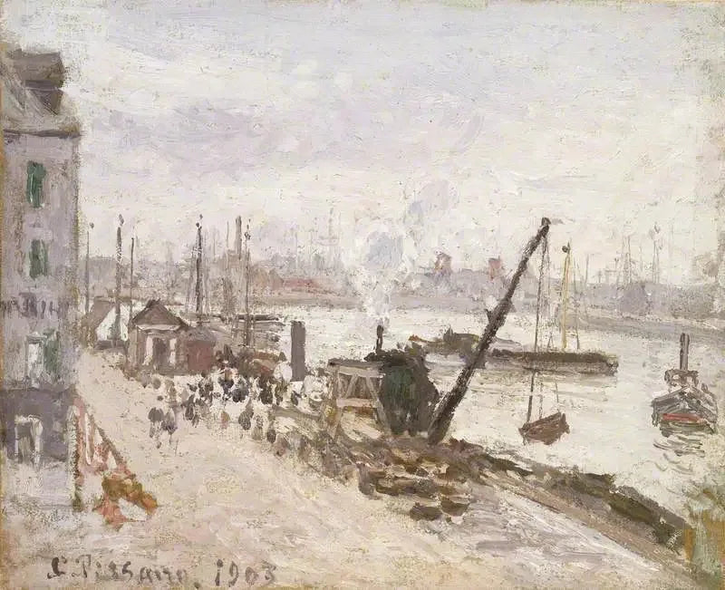 Havren ranta - Camille Pissarro