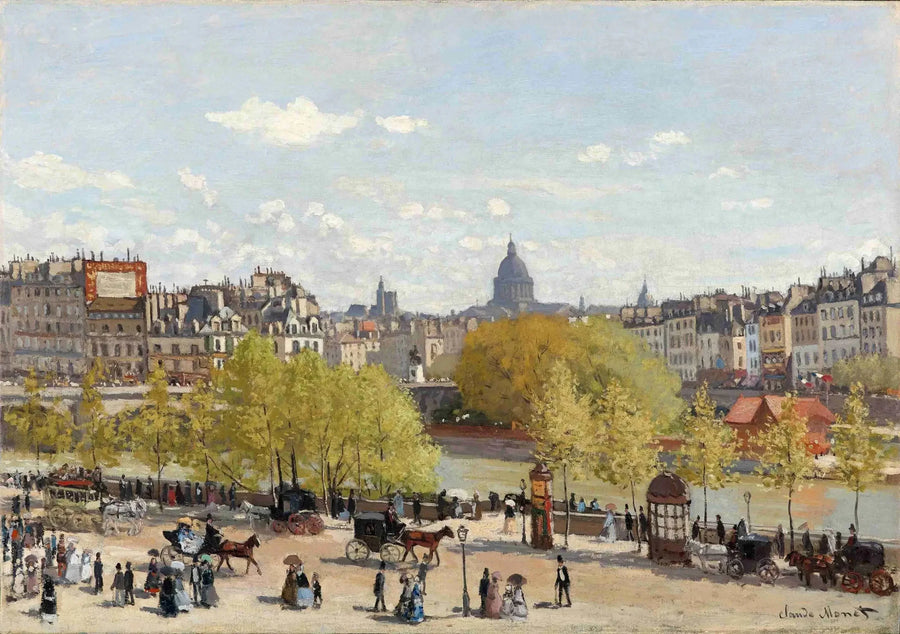Louvren laituri - Claude Monet