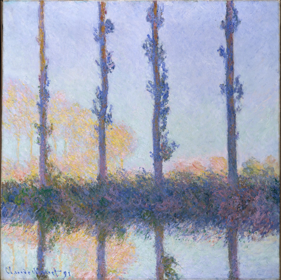 Neljä puuta - Claude Monet