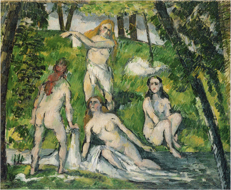 Neljä uimaria - Paul Cézanne