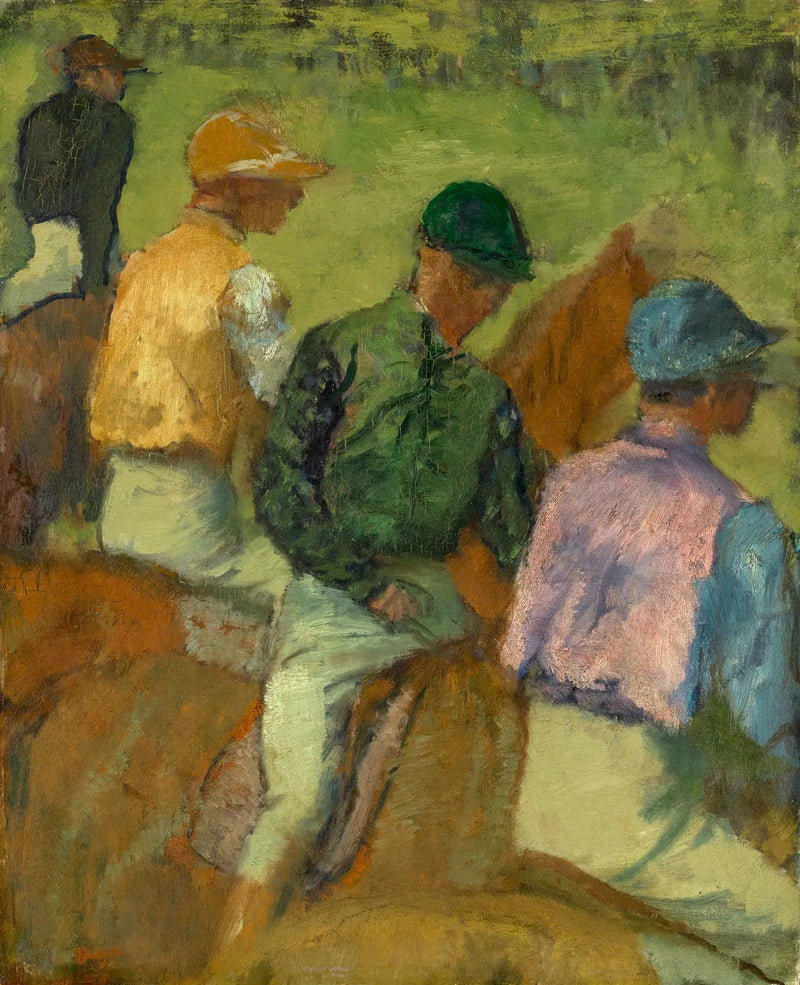 Neljä ratsastajaa - Edgar Degas