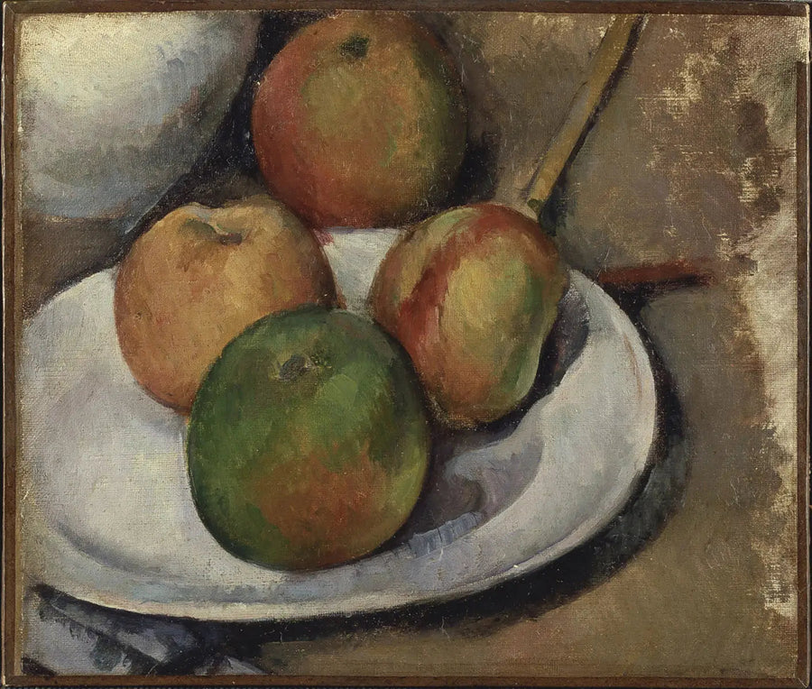 Neljä omenaa ja veitsi - Paul Cézanne