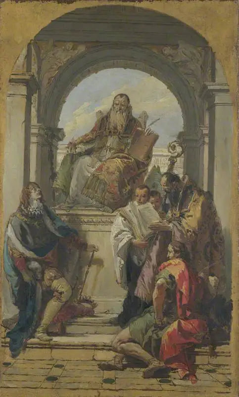 Neljä pyhää - Giovanni Battista Tiepolo