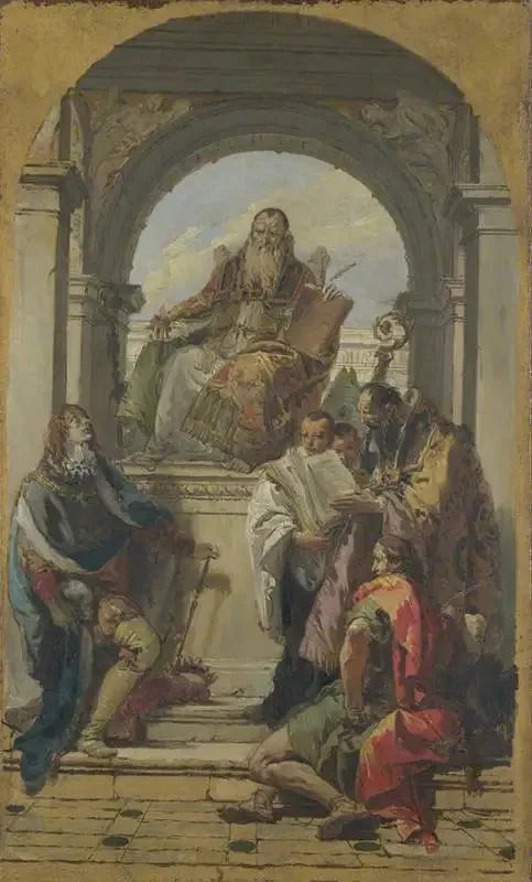 Neljä pyhää - Giovanni Battista Tiepolo