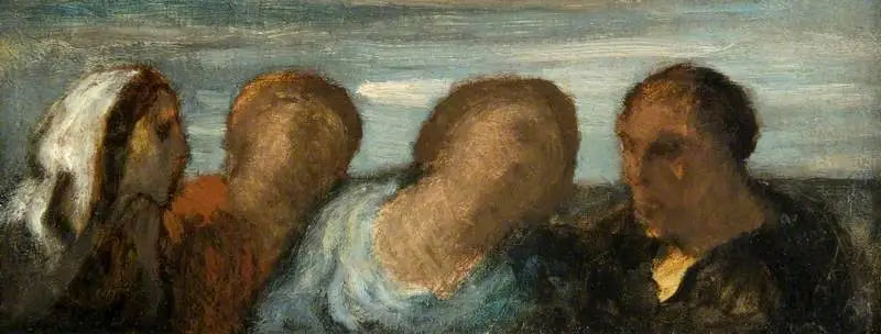 Neljä päätä - Honoré Daumier