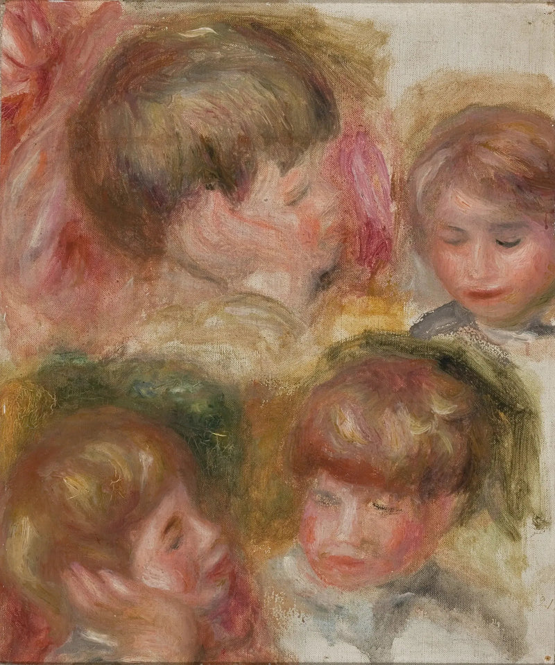 Neljä päätä - Pierre-Auguste Renoir