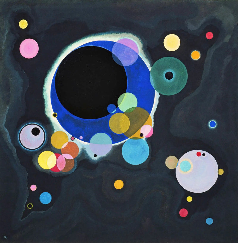Muutamia ympyröitä - Vassily Kandinsky