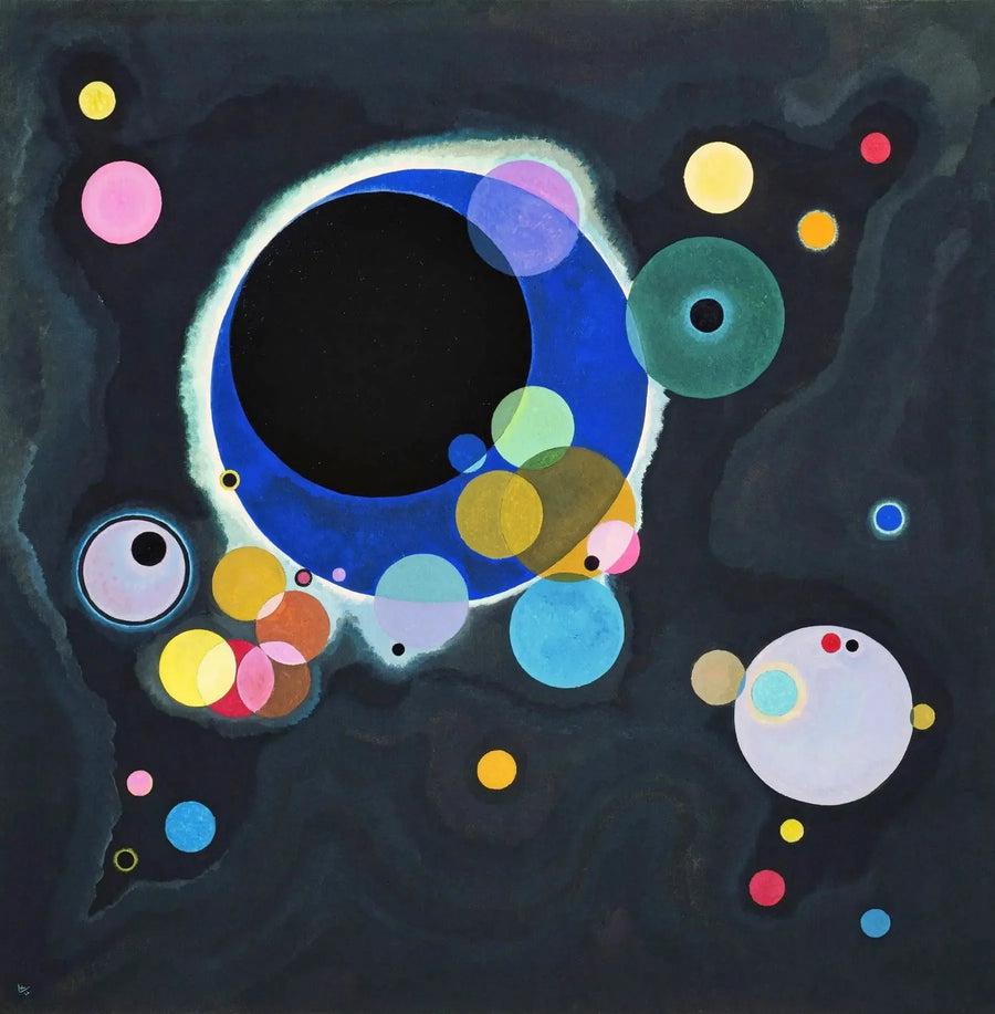 Muutamia ympyröitä - Vassily Kandinsky