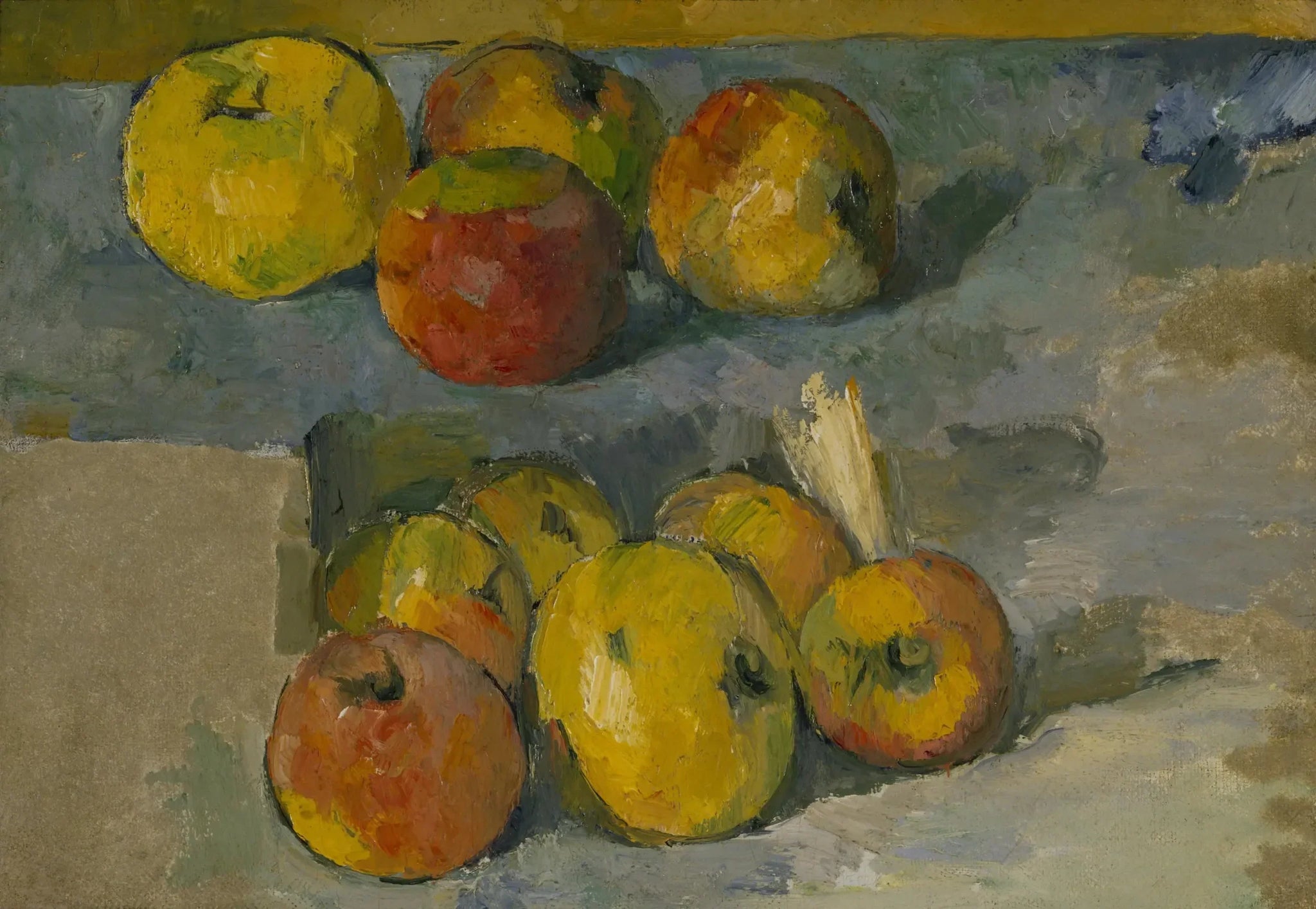 Quelques pommes - Paul Cézanne image 1 reproduction artisanale de tableau