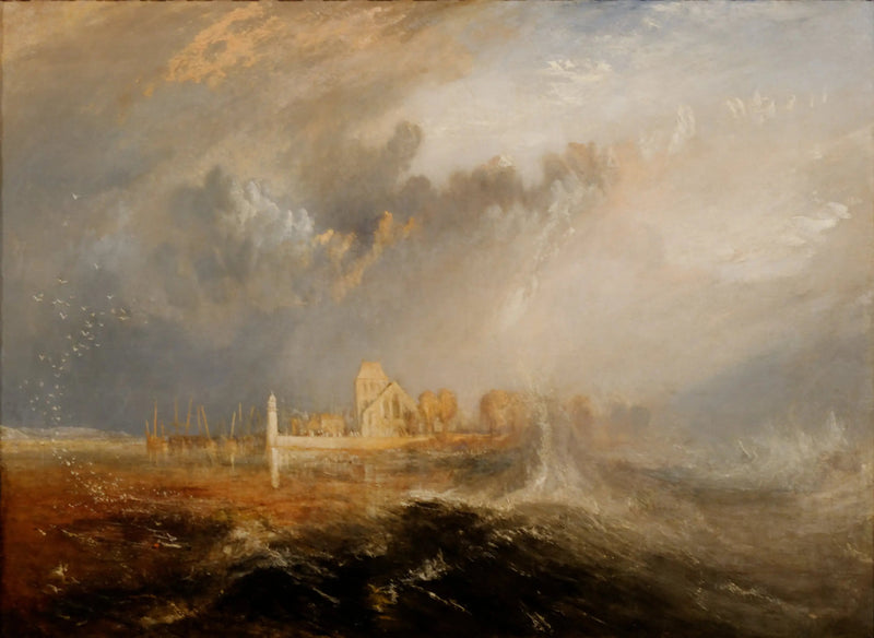 Quillebeuf, Seinen suisto. - J. M. W. Turner