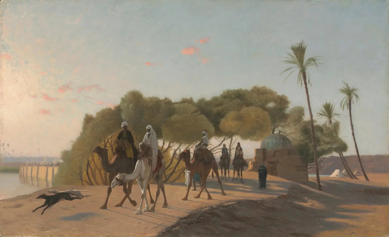 Poistu oasiksesta - Jean-Léon Gérôme
