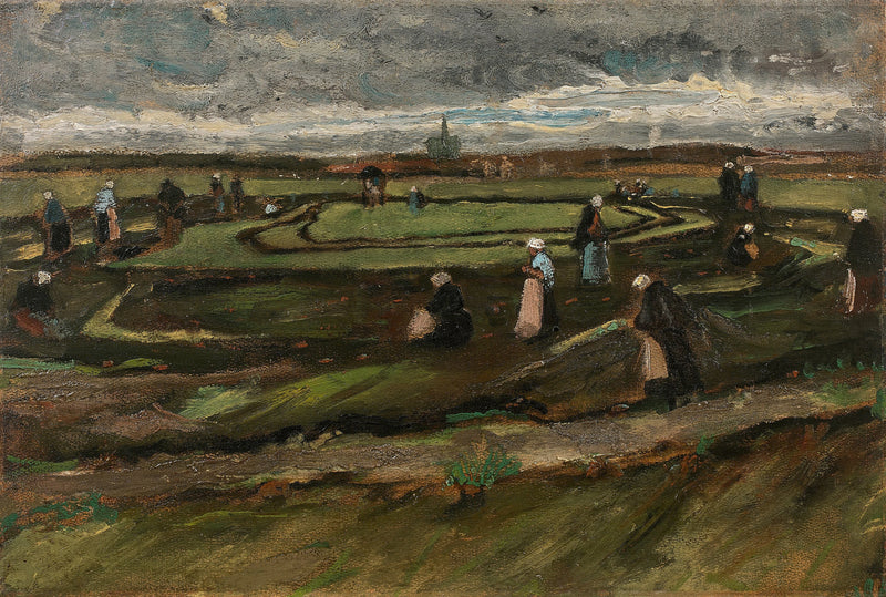 Verkkokorjaajat dyynien keskellä - Vincent van Gogh