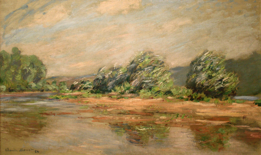 Seine Port-Villezissä - Claude Monet