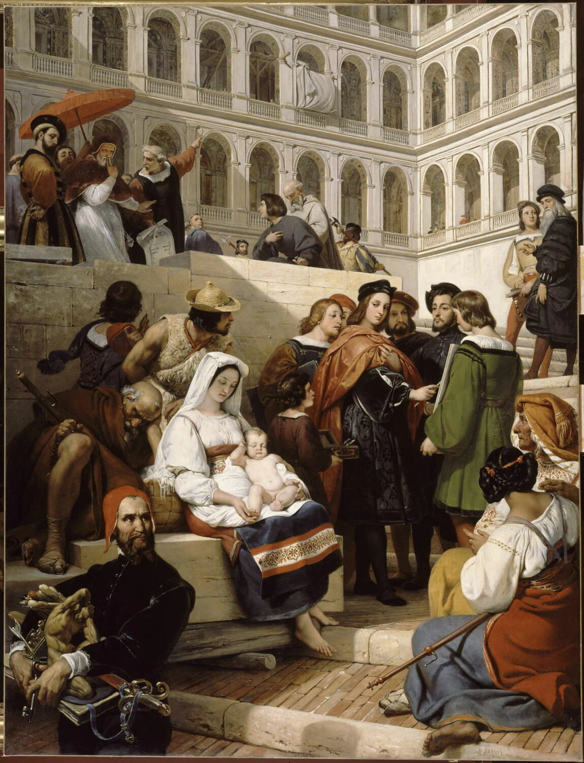 Raphaël au Vatican - Horace Vernet