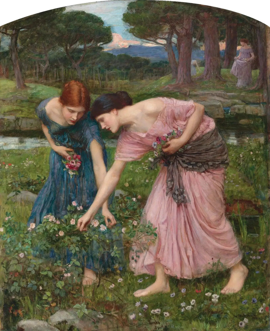 Kerää ruusunnuppuja niin kauan kuin voit - John William Waterhouse