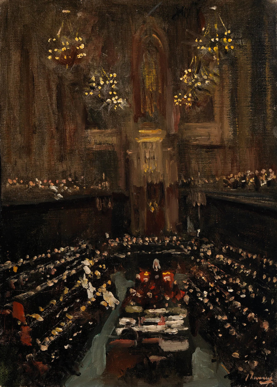 Irlannin sopimuksen ratifiointi Englannin ylähuoneessa, 1921 - John Lavery