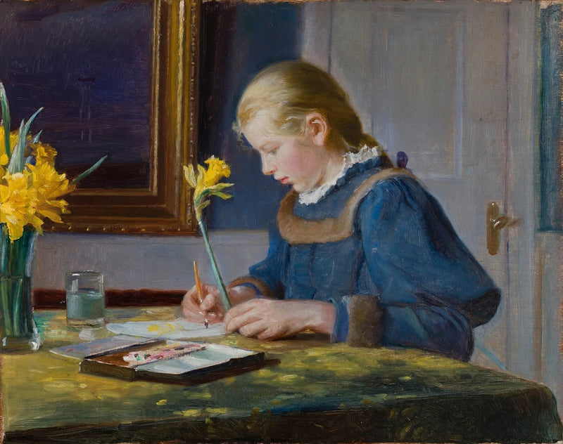 Vesivärimaalauksen tekeminen - Michael Peter Ancher