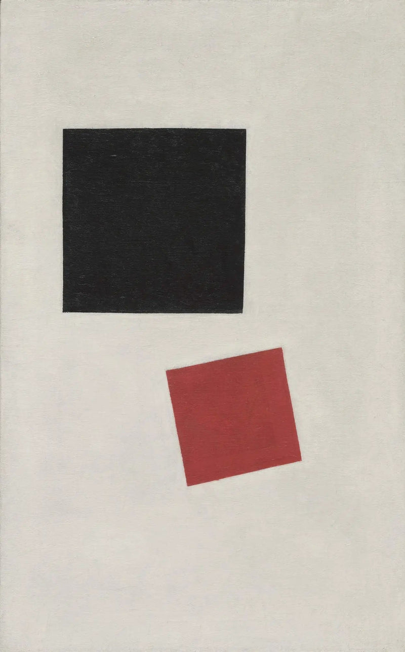 Maalaustaiteellinen realismi pojasta repun kanssa - VäriMassat neljännessä ulottuvuudessa - Kazimir Malevich