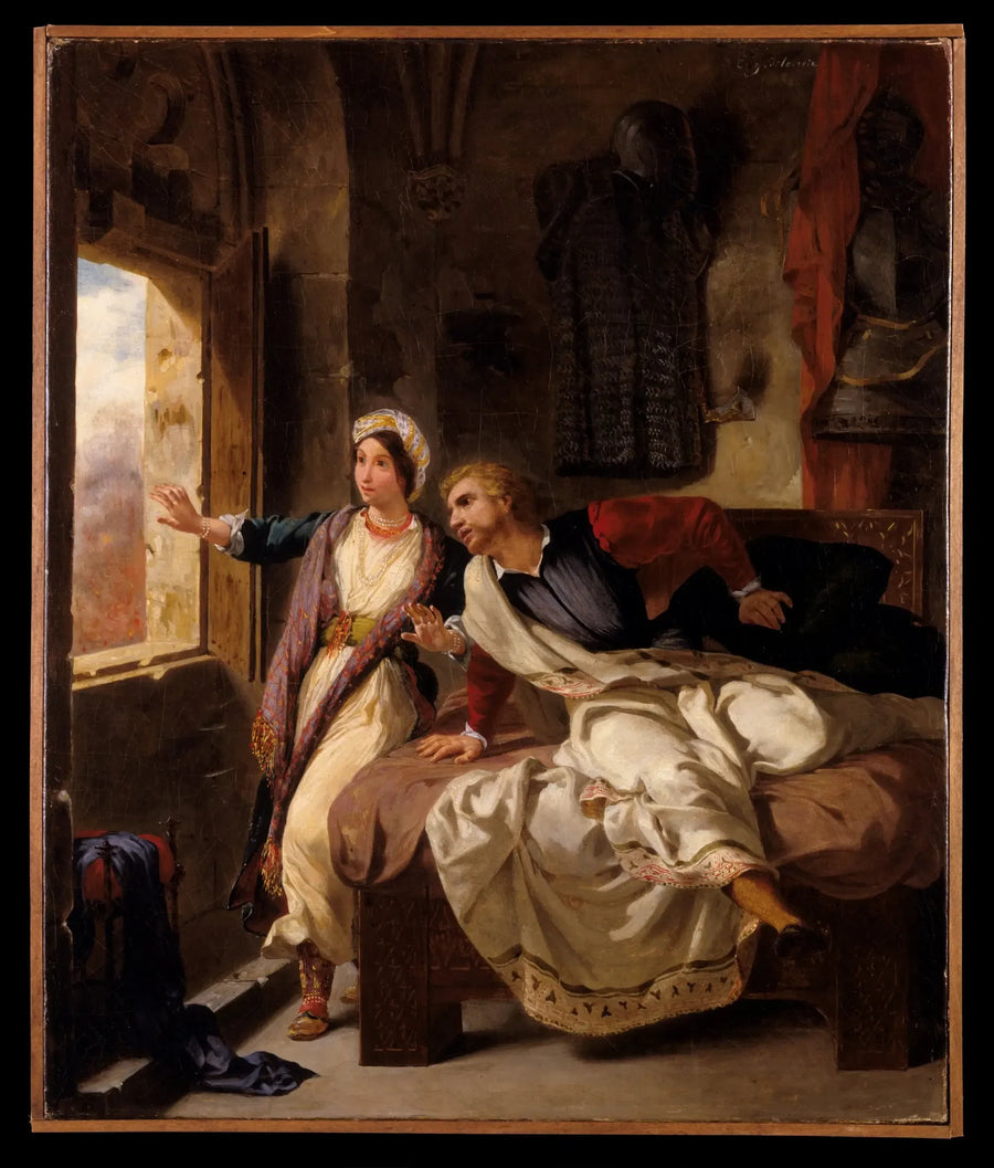 Rebecca ja haavoittunut Ivanhoé - Eugène Delacroix
