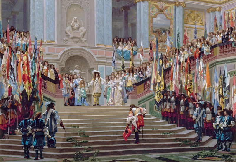 Grand Condén vastaanotto Versailles'ssa - Jean-Léon Gérôme