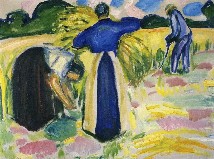 Maissin korjuu - Edvard Munch