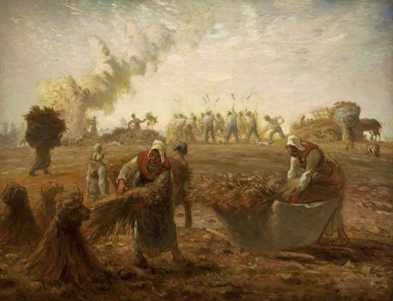 Hirssin sato, kesä - Jean-François Millet