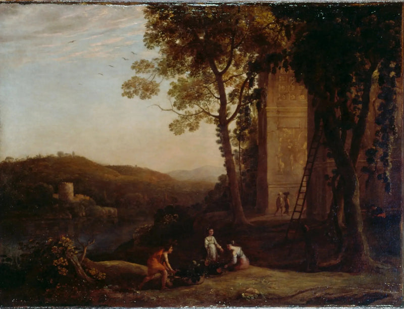 Viininpoiminta - Claude Lorrain