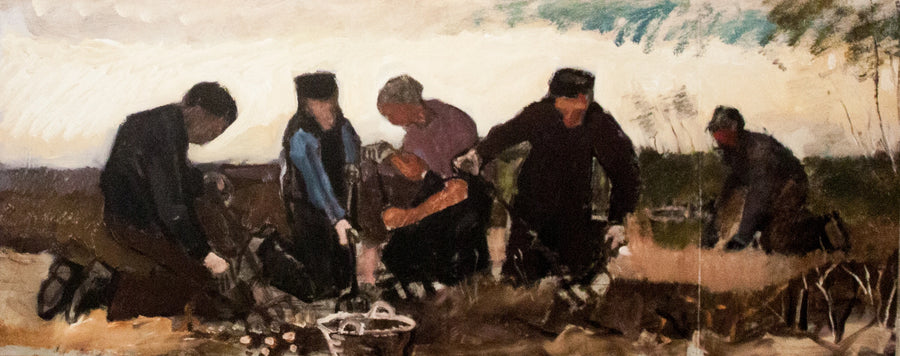 Perunan sadonkorjuu (viisi numeroa) - Vincent van Gogh